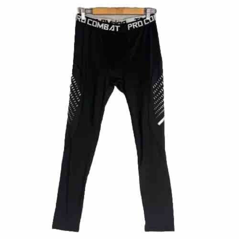 Pro Combat Leggings by Epro Exercise Black Men’s Medium reflective Dri Fit